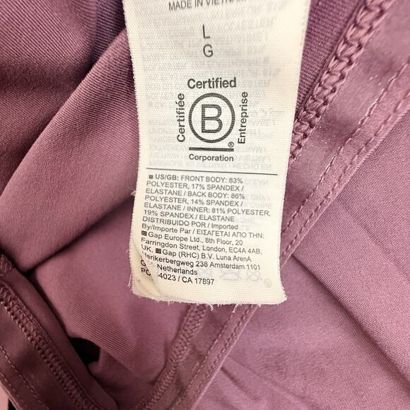 Athleta‎ Advantage Jupe Skort Pleated Size Large Damask Mauve Tennis Pickleball - Picture 13 of 15